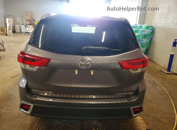 5TDDZRFH0KS980788 2019 TOYOTA HIGHLANDER Charcoal Widok z tyłu
