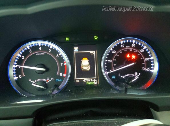 5TDDZRFH0KS980788 2019 TOYOTA HIGHLANDER Charcoal Widok zestawu wskaźników