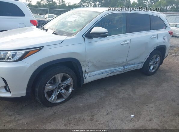 5TDDZRFH1KS950148 2019 TOYOTA HIGHLANDER White წინა ხედი