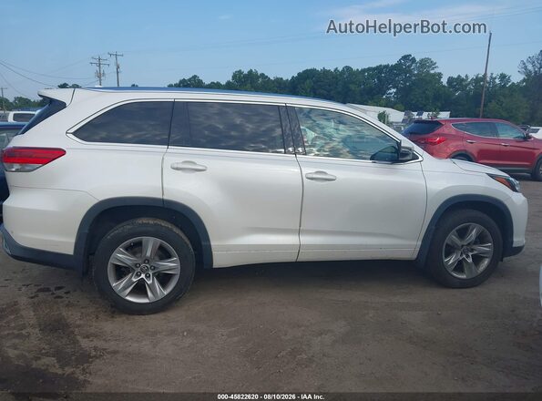 5TDDZRFH1KS950148 2019 TOYOTA HIGHLANDER White უკანა სალონის ხედი