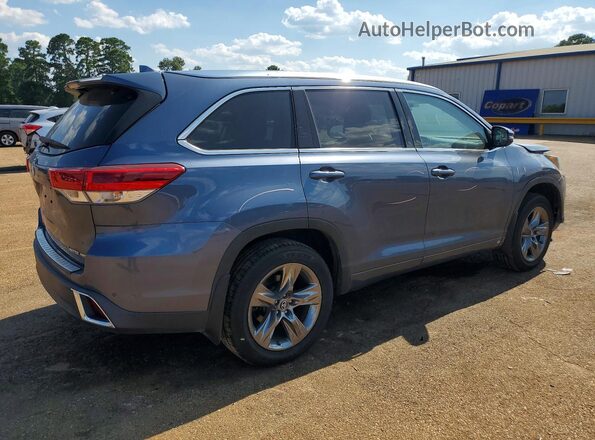 5TDDZRFH1KS993162 2019 TOYOTA HIGHLANDER Gray უკანა მარჯვენა