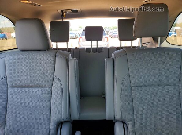 5TDDZRFH1KS993162 2019 TOYOTA HIGHLANDER Gray უკანა სავარძლების ხედი