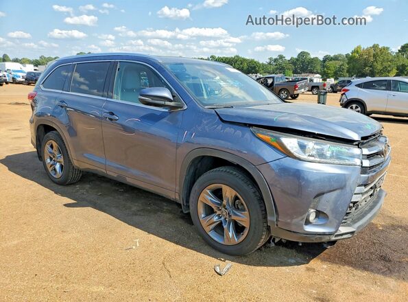 5TDDZRFH1KS993162 2019 TOYOTA HIGHLANDER Gray წინა მარჯვენა