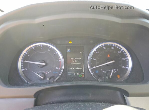 5TDDZRFH1KS993162 2019 TOYOTA HIGHLANDER Gray ხელსაწყოთა პანელის ხედი