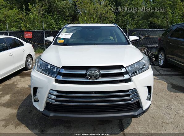 5TDDZRFH2HS454249 2017 TOYOTA HIGHLANDER White Rear interior view