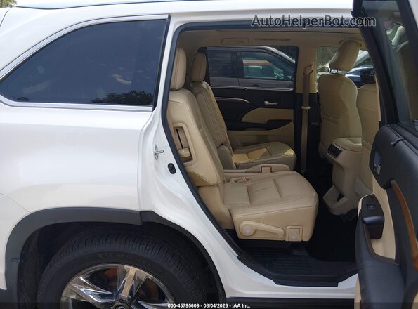5TDDZRFH2HS454249 2017 TOYOTA HIGHLANDER White VIN sticker view