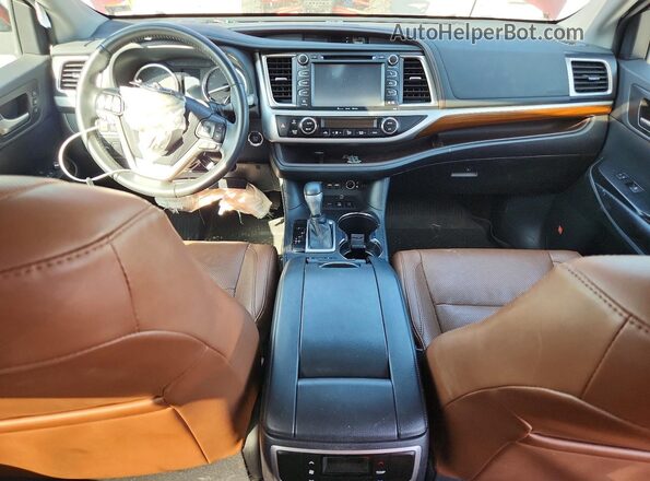 5TDDZRFH2KS711966 2019 TOYOTA HIGHLANDER Maroon Առջևի վահանակի տեսք