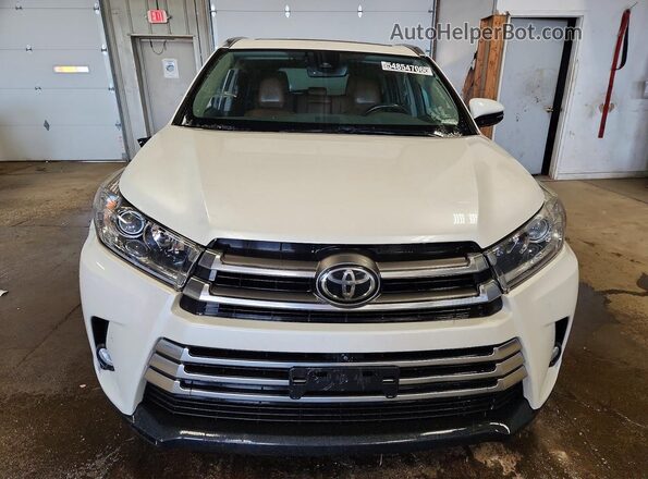 5TDDZRFH4HS422743 2017 TOYOTA HIGHLANDER White Front view