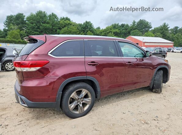 5TDDZRFH4HS456729 2017 TOYOTA HIGHLANDER Brown Հետևի աջ