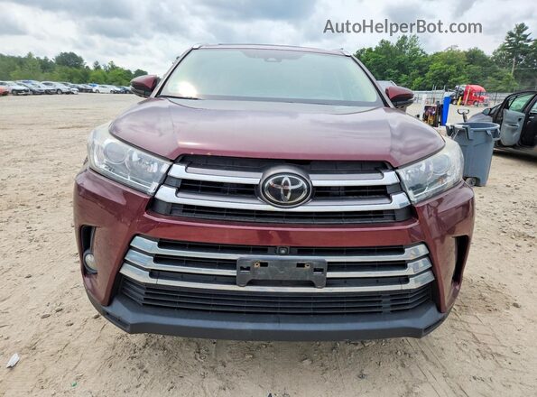 5TDDZRFH4HS456729 2017 TOYOTA HIGHLANDER Brown Դիմացի տեսք
