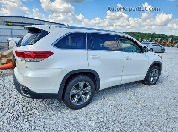 5TDDZRFH5JS848379 2018 TOYOTA HIGHLANDER White Հետևի աջ