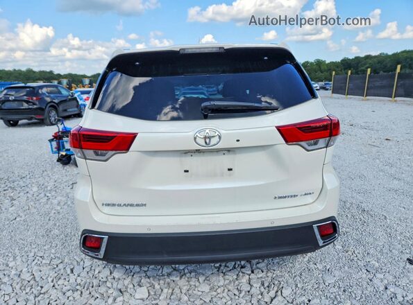 5TDDZRFH5JS848379 2018 TOYOTA HIGHLANDER White Հետևի տեսք