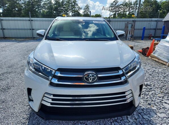 5TDDZRFH5JS848379 2018 TOYOTA HIGHLANDER White Դիմացի տեսք
