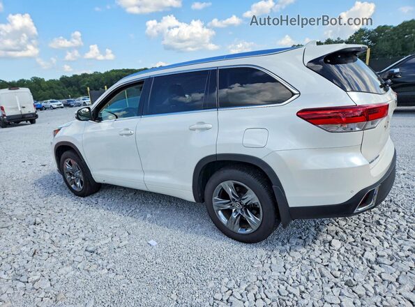 5TDDZRFH5JS848379 2018 TOYOTA HIGHLANDER White Հետևի ձախ