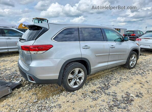 5TDDZRFH6HS422128 2017 TOYOTA HIGHLANDER Silver Trasero derecho