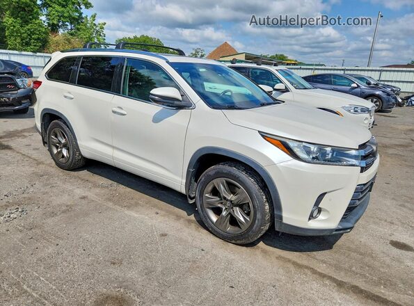 5TDDZRFH8JS854497 2018 TOYOTA HIGHLANDER White Передня права чверть