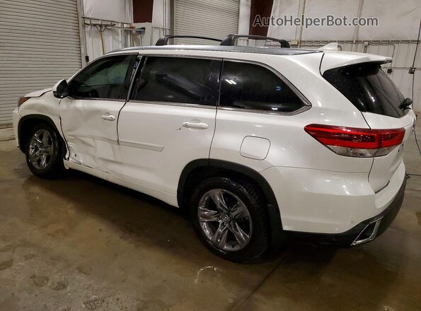 5TDDZRFH8KS952396 2019 TOYOTA HIGHLANDER Белый Задняя левая четверть