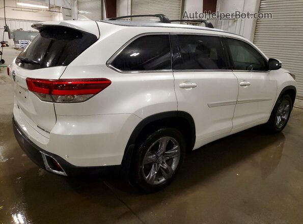 5TDDZRFH8KS952396 2019 TOYOTA HIGHLANDER Белый Задняя правая четверть