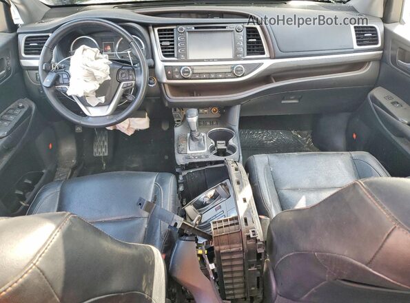 5TDDZRFH8KS995474 2019 TOYOTA HIGHLANDER Серый Вид панели приборов