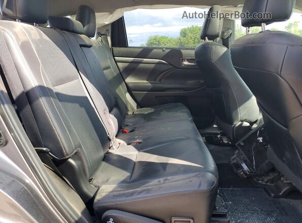 5TDDZRFH8KS995474 2019 TOYOTA HIGHLANDER Серый Вид задней части салона