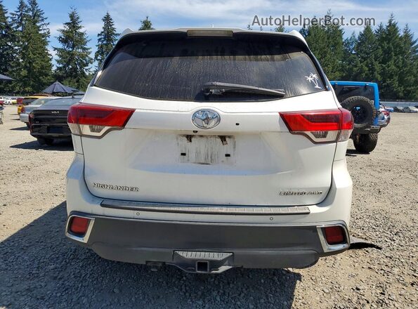 5TDDZRFH9HS375032 2017 TOYOTA HIGHLANDER White Vista trasera