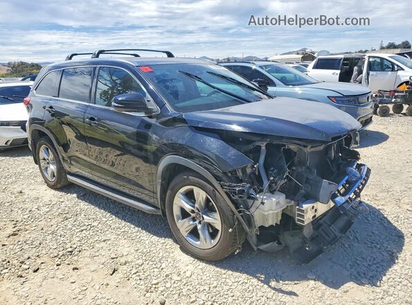 5TDDZRFH9HS456922 2017 TOYOTA HIGHLANDER Black Առջևի աջ