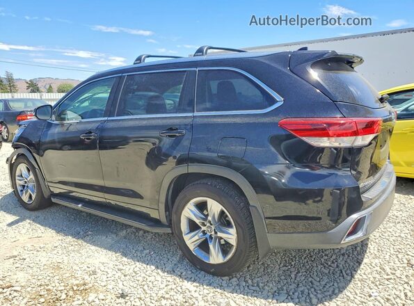 5TDDZRFH9HS456922 2017 TOYOTA HIGHLANDER Black Հետևի ձախ