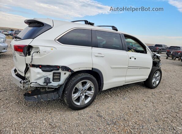 5TDDZRFH9KS931346 2019 TOYOTA HIGHLANDER Белый Задняя правая четверть