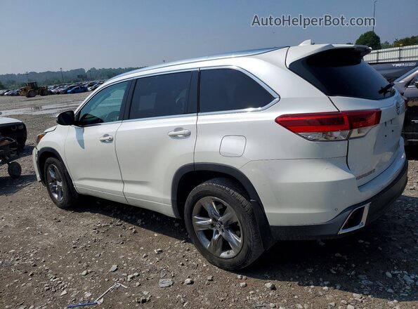 5TDDZRFHXHS467430 2017 TOYOTA HIGHLANDER White Հետևի ձախ
