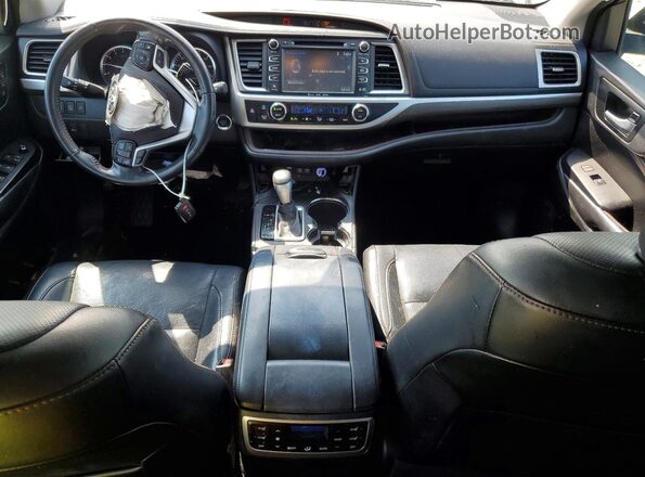 5TDDZRFHXHS467430 2017 TOYOTA HIGHLANDER White Առջևի վահանակի տեսք