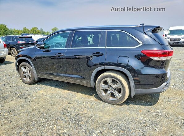 5TDDZRFHXKS918573 2019 TOYOTA HIGHLANDER Black Հետևի ձախ