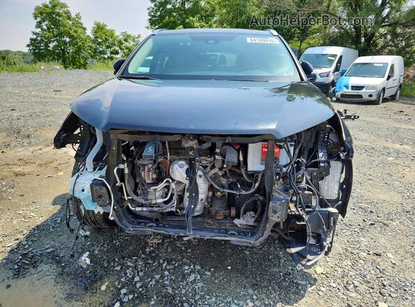 5TDDZRFHXKS918573 2019 TOYOTA HIGHLANDER Black Դիմացի տեսք