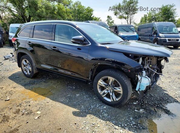 5TDDZRFHXKS918573 2019 TOYOTA HIGHLANDER Black Առջևի աջ