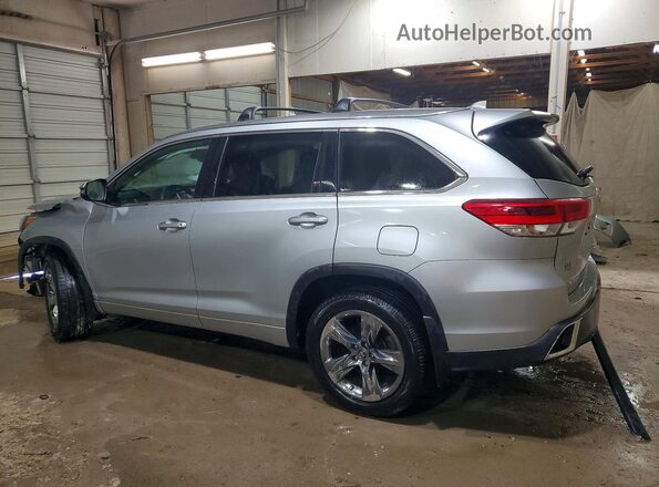 5TDDZRFHXKS997033 2019 TOYOTA HIGHLANDER Silver Задня ліва чверть