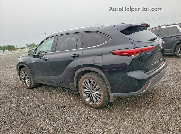 5TDEBRCH2MS067952 2021 TOYOTA HIGHLANDER Black Հետևի ձախ