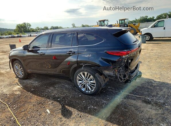 5TDEBRCH3PS597965 2023 TOYOTA HIGHLANDER Black Հետևի ձախ
