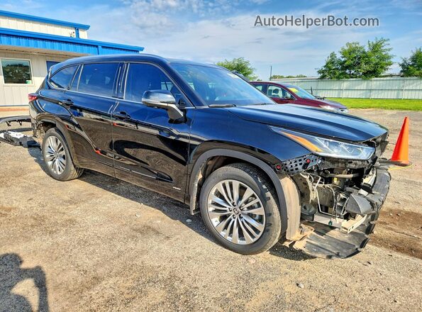 5TDEBRCH3PS597965 2023 TOYOTA HIGHLANDER Black Առջևի աջ