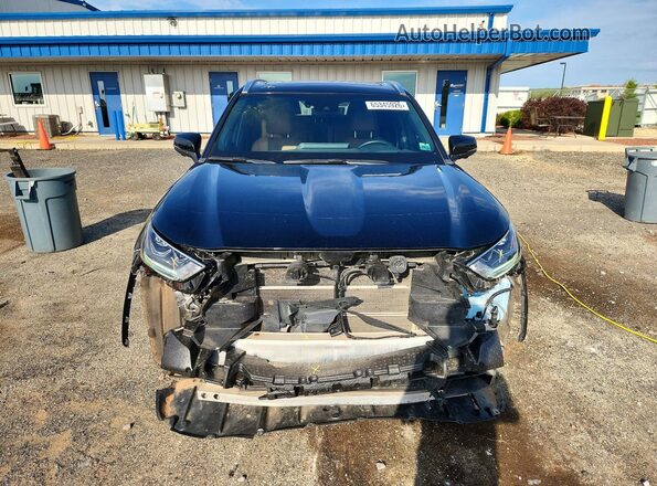 5TDEBRCH3PS597965 2023 TOYOTA HIGHLANDER Black Դիմացի տեսք