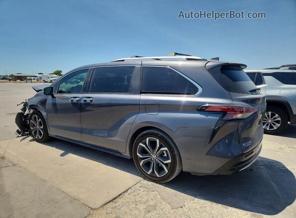 5TDERKEC1SS229149 2025 TOYOTA SIENNA Gray Հետևի ձախ