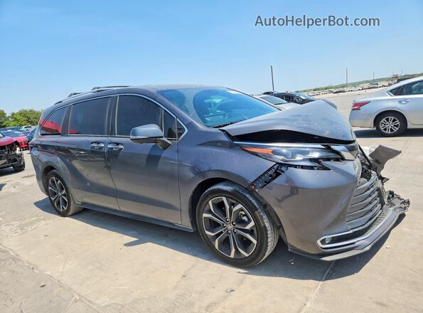 5TDERKEC1SS229149 2025 TOYOTA SIENNA Gray Առջևի աջ