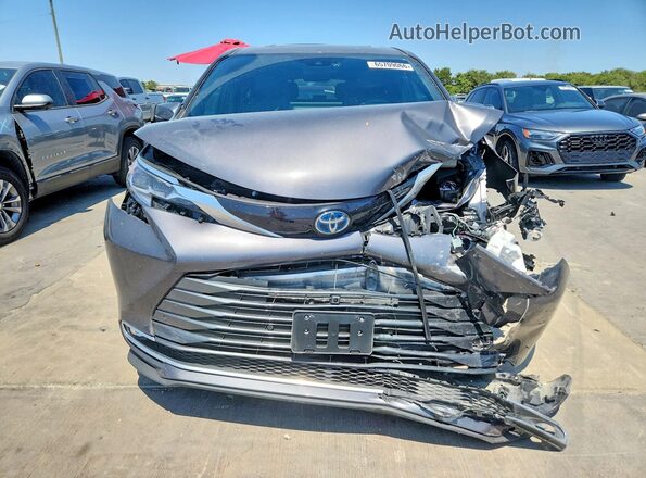 5TDERKEC1SS229149 2025 TOYOTA SIENNA Gray Դիմացի տեսք