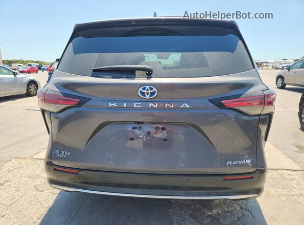 5TDERKEC1SS229149 2025 TOYOTA SIENNA Gray Հետևի տեսք