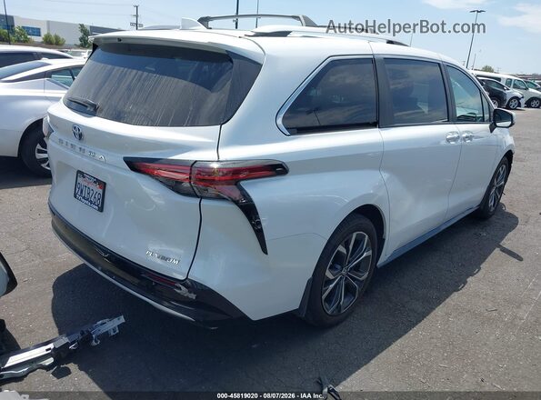 5TDERKEC2SS289408 2025 TOYOTA SIENNA Белый Задняя правая четверть