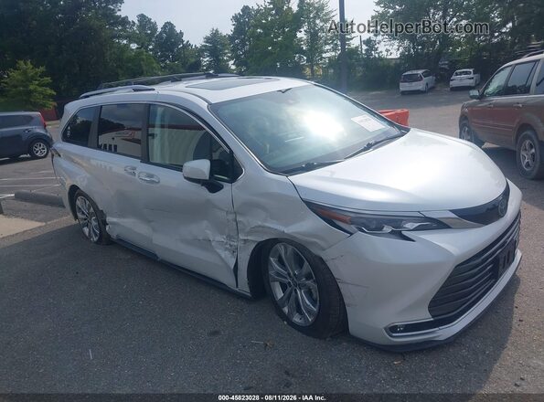 5TDERKEC3NS093577 2022 TOYOTA SIENNA White წინა ხედი