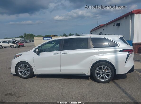 5TDERKEC3NS093577 2022 TOYOTA SIENNA White სალონის 360-გრადუსიანი ხედი