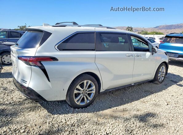 5TDERKEC7NS079133 2022 TOYOTA SIENNA Белый Задняя правая четверть