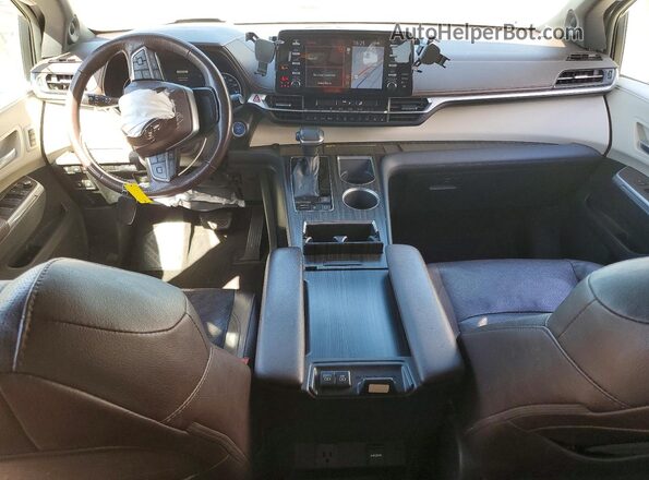 5TDERKEC7NS079133 2022 TOYOTA SIENNA Белый Вид панели приборов