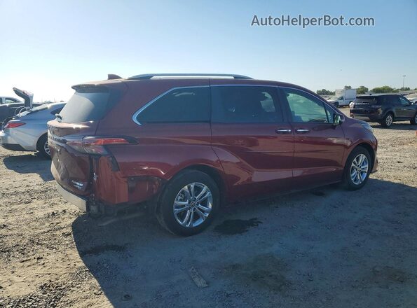 5TDESKFC0RS147068 2024 TOYOTA SIENNA Burgundy Հետևի աջ