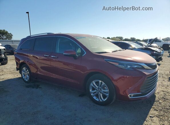 5TDESKFC0RS147068 2024 TOYOTA SIENNA Burgundy Առջևի աջ