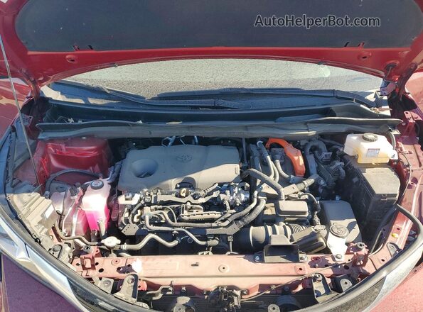 5TDESKFC0RS147068 2024 TOYOTA SIENNA Burgundy Շարժիչի բաժամունքի տեսք
